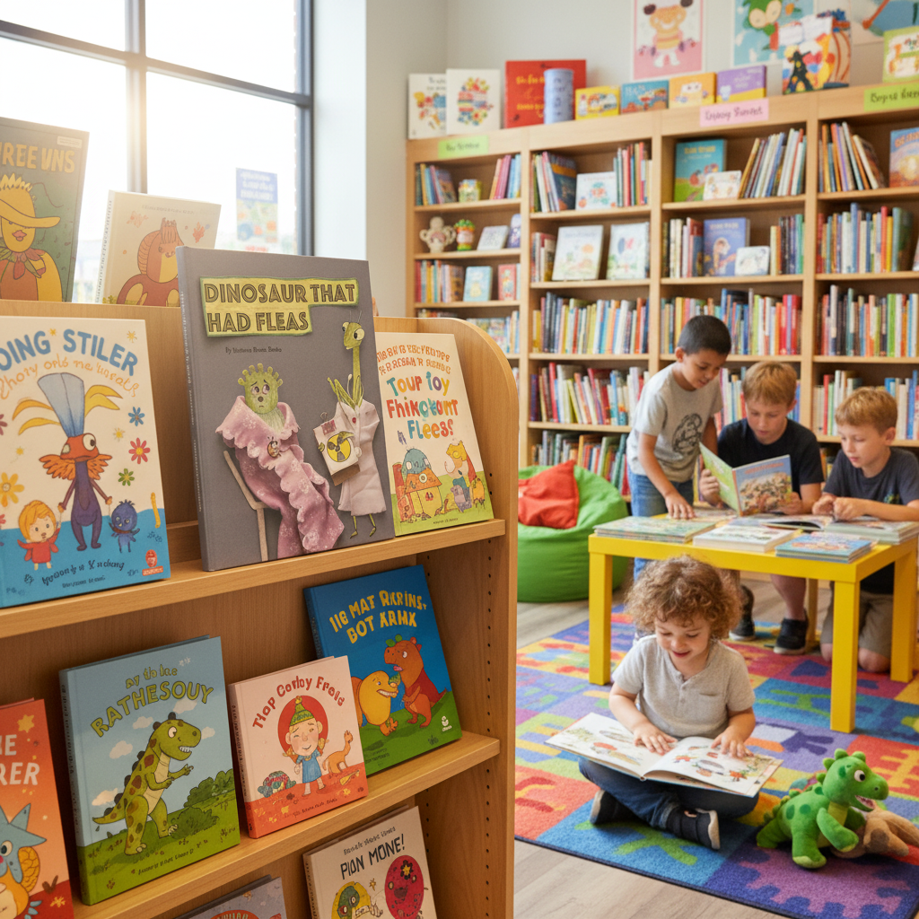 DELUXE PACK: Dinosaur That Had Fleas, signed by author plus Craft-a-Saurus Activity pack